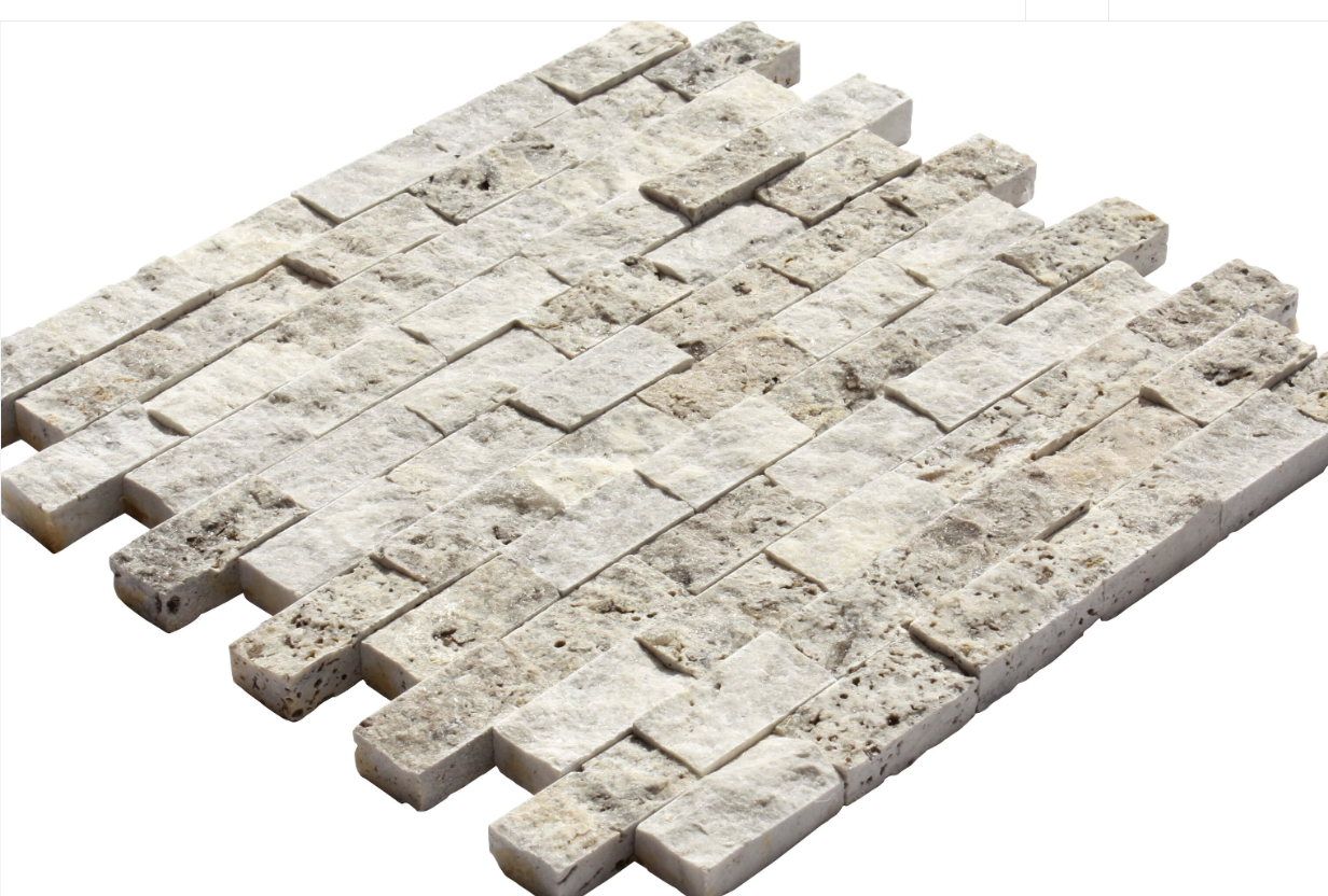 23x48 Split face silver ( Doğal patlatma taşı )